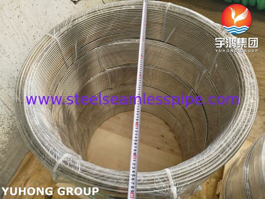 ASTM A269 TP316L 工業用流体用 ステンレス鋼 明るい熱線巻き管