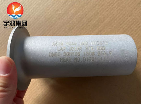 ASTM B622 Hastelloy B3/UNS N10675 B16.9は切株の端の管付属品を重ね継ぎする