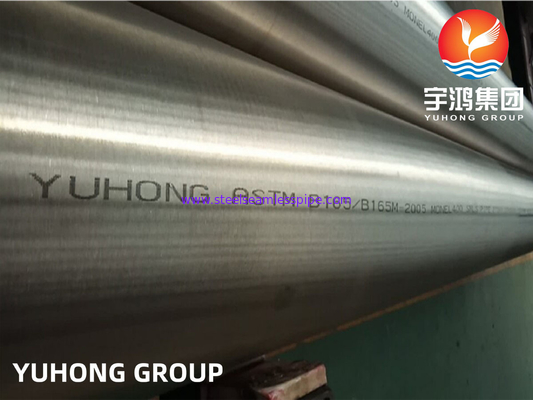 ASTM B165 モネル 400,UNS N04400 ニッケル合金管 SMLS ABS 承認