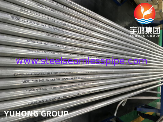 ハステロイ C22 ニッケル合金シームレスパイプ ASTM B163 DIN2.4605 B161 N06022