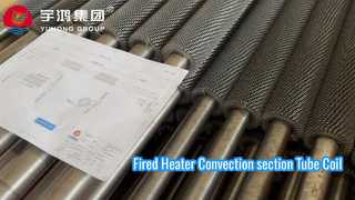 ASTM A312 TP347 焼成ヒーター用途のためのステンレス鋼の螺旋鋸歯状 HFW フィン管